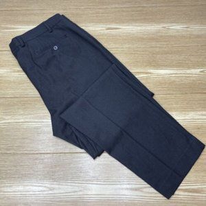 Michael Kors MK Dress Pants Men's Flat Front Formal Trousers Brown 38X31